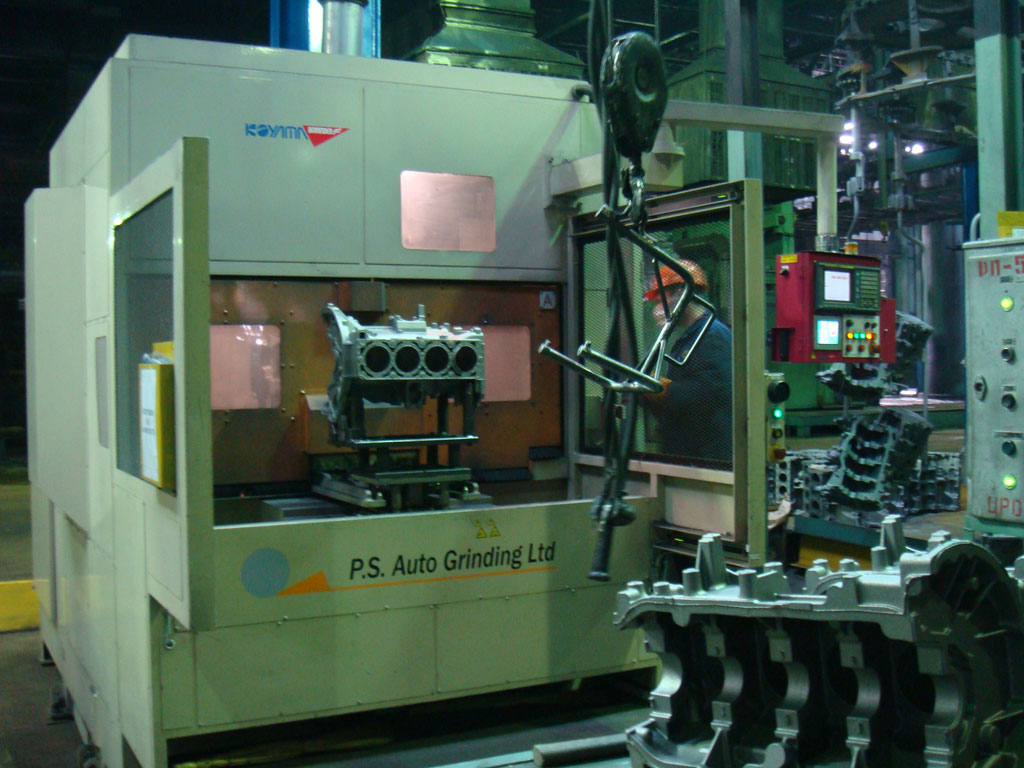 Automated grinding process for foundry casting cleanup
