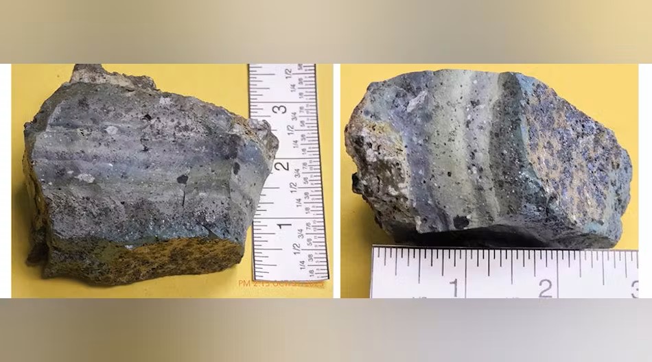 Fig. 3 Removed slag build-up illustrating the progressive layering effect. ASI INTERNATIONAL