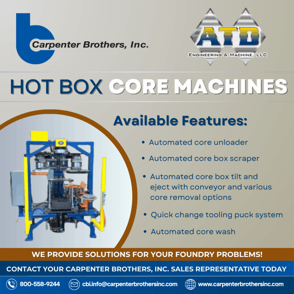 ATD Hot Box Core Machine post