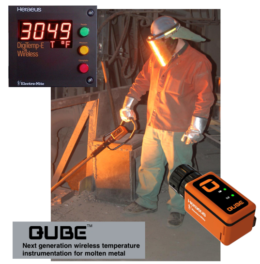 foundry temperature measurement