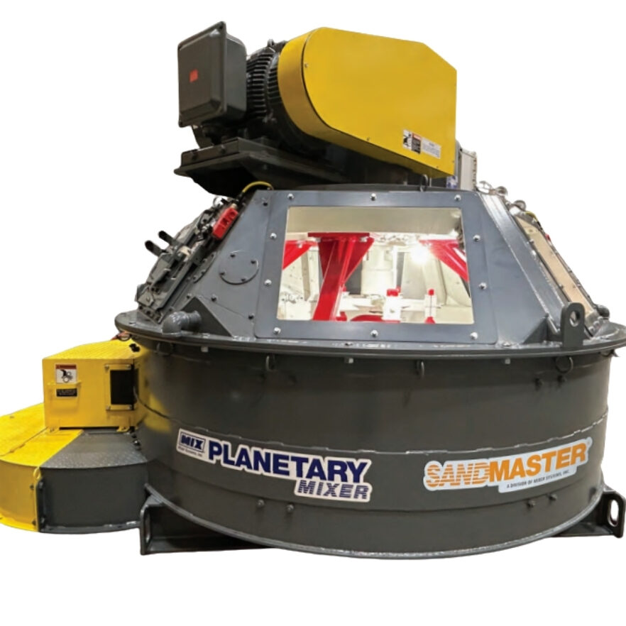 SANDMASTER PLANETARY MIXER Image Sand Master Muller Mixer